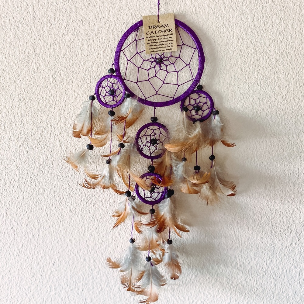 Purple dream catcher